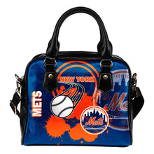Load image into Gallery viewer, The Victory New York Mets Shoulder Handbags