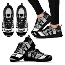 Load image into Gallery viewer, Three Impressing Point Of Logo Oakland Raiders Sneakers