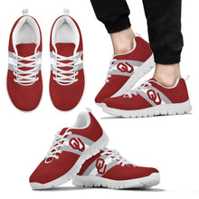 Load image into Gallery viewer, Three Colors Vertical Oklahoma Sooners Sneakers