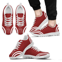 Load image into Gallery viewer, Lovely Curves Stunning Logo Icon Oklahoma Sooners Sneakers