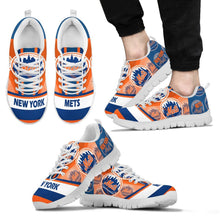 Load image into Gallery viewer, Three Impressing Point Of Logo New York Mets Sneakers