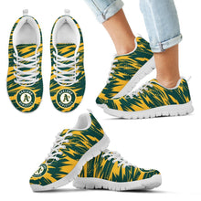 Load image into Gallery viewer, Brush Strong Cracking Comfortable Oakland Athletics Sneakers