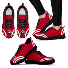 Load image into Gallery viewer, Lovely Curves Stunning Logo Icon Northern Illinois Huskies Sneakers
