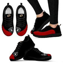 Load image into Gallery viewer, Valentine Love Red Colorful Oakland Raiders Sneakers
