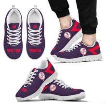 Load image into Gallery viewer, Pattern Logo Slide In Line New York Yankees Sneakers