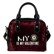 Load image into Gallery viewer, My Perfectly Love Valentine Fashion Oakland Athletics Shoulder Handbags