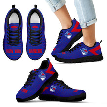 Load image into Gallery viewer, Pattern Logo Slide In Line New York Rangers Sneakers