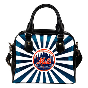 Central Awesome Paramount Luxury New York Mets Shoulder Handbags