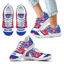 Load image into Gallery viewer, Three Impressing Point Of Logo New York Rangers Sneakers