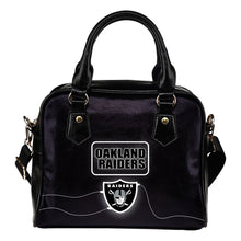 Load image into Gallery viewer, Fancy Oakland Raiders Fashion Logo Lighting Cosy Shoulder Handbags