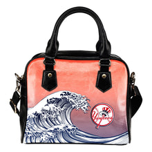 Load image into Gallery viewer, Enormous Wave Fancy Logo New York Yankees Shoulder Handbags