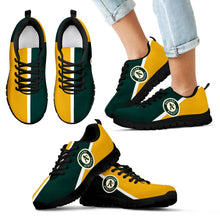 Load image into Gallery viewer, Dynamic Aparted Colours Beautiful Logo Oakland Athletics Sneakers