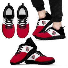 Load image into Gallery viewer, Separate Colours Section Superior Ohio State Buckeyes Sneakers