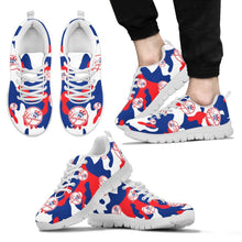 Load image into Gallery viewer, New York Yankees Cotton Camouflage Fabric Military Solider Style Sneakers