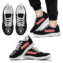 Load image into Gallery viewer, Magnificent Oakland Raiders Amazing Logo Sneakers