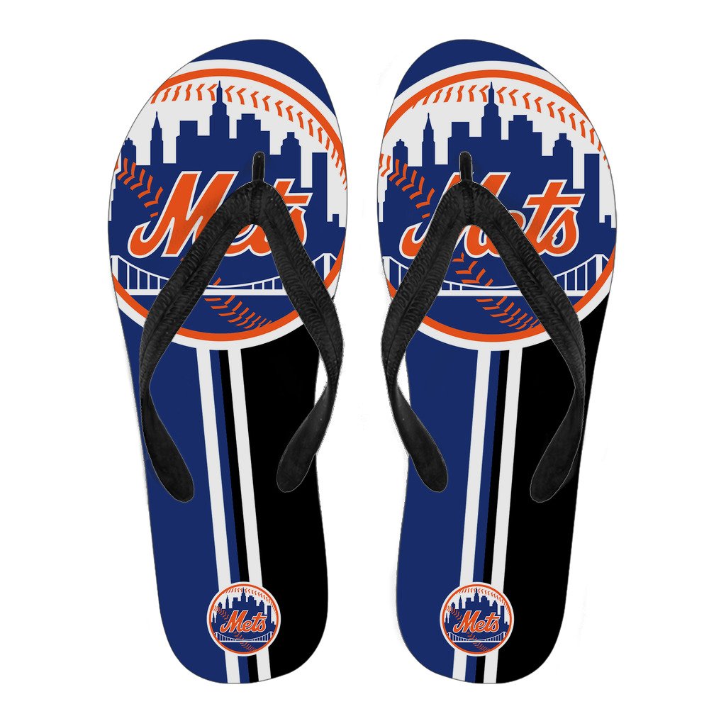 Great New York Mets Fan Gift Two Main Colors Flip Flops