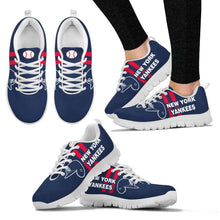 Load image into Gallery viewer, Vertical Two Line Mixed Helmet New York Yankees Sneakers