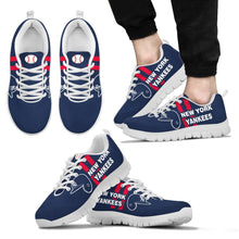 Load image into Gallery viewer, Vertical Two Line Mixed Helmet New York Yankees Sneakers