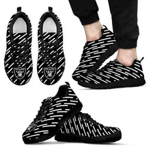 Load image into Gallery viewer, Marvelous Striped Stunning Logo Oakland Raiders Sneakers