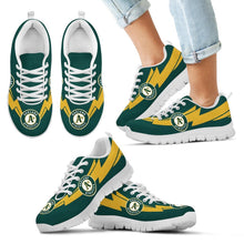Load image into Gallery viewer, Three Amazing Good Line Charming Logo Oakland Athletics Sneakers