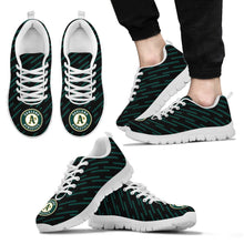 Load image into Gallery viewer, Marvelous Striped Stunning Logo Oakland Athletics Sneakers