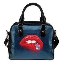 Load image into Gallery viewer, Beautiful Lips Elegant Logo New York Rangers Shoulder Handbags