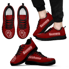 Load image into Gallery viewer, Magnificent Oklahoma Sooners Amazing Logo Sneakers