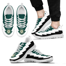 Load image into Gallery viewer, Best Funny Oakland Athletics Sneakers Jagged Saws Creative Draw