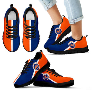 Dynamic Aparted Colours Beautiful Logo New York Mets Sneakers