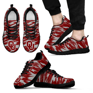 Brush Strong Cracking Comfortable Oklahoma Sooners Sneakers