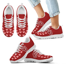 Load image into Gallery viewer, Love Extreme Emotion Pretty Logo Oklahoma Sooners Sneakers