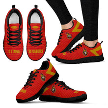 Load image into Gallery viewer, Pattern Logo Slide In Line Ottawa Senators Sneakers