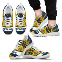 Load image into Gallery viewer, Three Impressing Point Of Logo Notre Dame Fighting Irish Sneakers