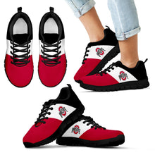 Load image into Gallery viewer, Separate Colours Section Superior Ohio State Buckeyes Sneakers