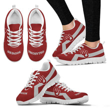 Load image into Gallery viewer, Oklahoma Sooners Line Logo Sneakers