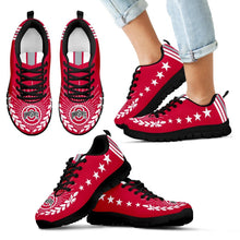 Load image into Gallery viewer, Line Of Stars Victory Ohio State Buckeyes Sneakers