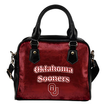 Load image into Gallery viewer, Love Icon Mix Oklahoma Sooners Logo Meaningful Shoulder Handbags
