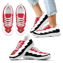 Load image into Gallery viewer, Jagged Saws Creative Draw Ottawa Senators Sneakers