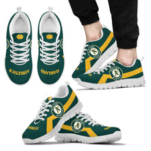 Load image into Gallery viewer, Oakland Athletics Line Logo Sneakers