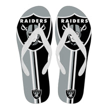 Load image into Gallery viewer, Great Oakland Raiders Fan Gift Two Main Colors Flip Flops