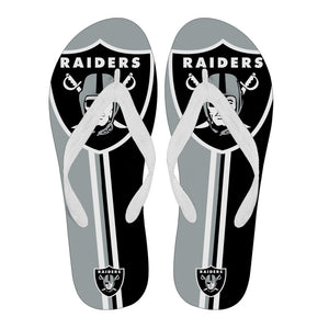 Great Oakland Raiders Fan Gift Two Main Colors Flip Flops