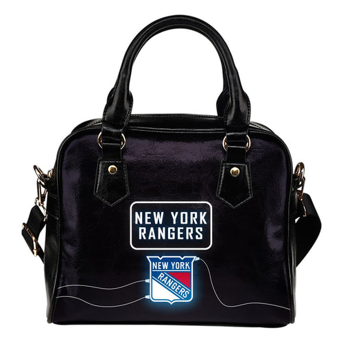 Fancy New York Rangers Fashion Logo Lighting Cosy Shoulder Handbags