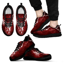 Load image into Gallery viewer, Oklahoma Sooners Thunder Power Sneakers