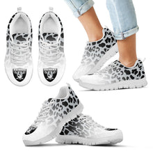 Load image into Gallery viewer, Leopard Pattern Awesome Oakland Raiders Sneakers