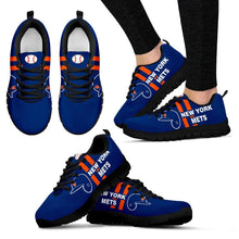 Load image into Gallery viewer, Vertical Two Line Mixed Helmet New York Mets Sneakers
