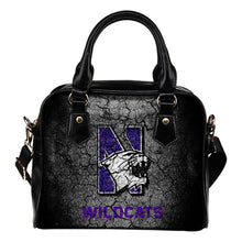 Load image into Gallery viewer, Wall Break Northwestern Wildcats Shoulder Handbags Women Purse