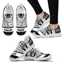 Load image into Gallery viewer, Three Impressing Point Of Logo Oakland Raiders Sneakers