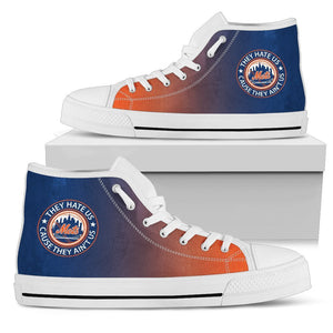 Cool They Hate Us Cause They Ain't Us New York Mets High Top Shoes