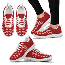 Load image into Gallery viewer, Love Extreme Emotion Pretty Logo Oklahoma Sooners Sneakers