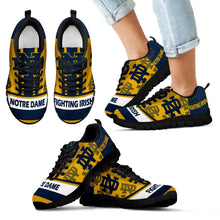 Load image into Gallery viewer, Three Impressing Point Of Logo Notre Dame Fighting Irish Sneakers